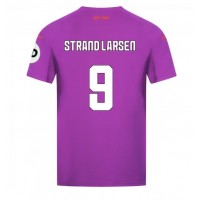 Maglia Calcio Wolves Jorgen Strand Larsen #9 Terza Divisa 2024-25 Manica Corta